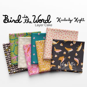 Bird is the Word Layer Cake (42 pcs) by Kimberly Kight for Ruby Star Society