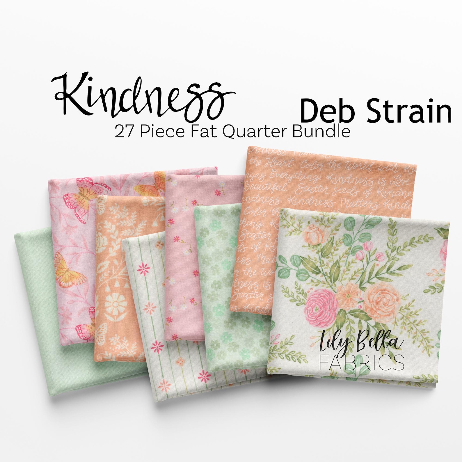 Kindness Fat Quarter Bundle (27 Pcs) by Deb Strain for Moda - Etsy