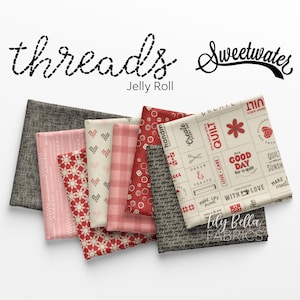 Threads Jelly Roll (40 pcs) by Sweetwater for Moda