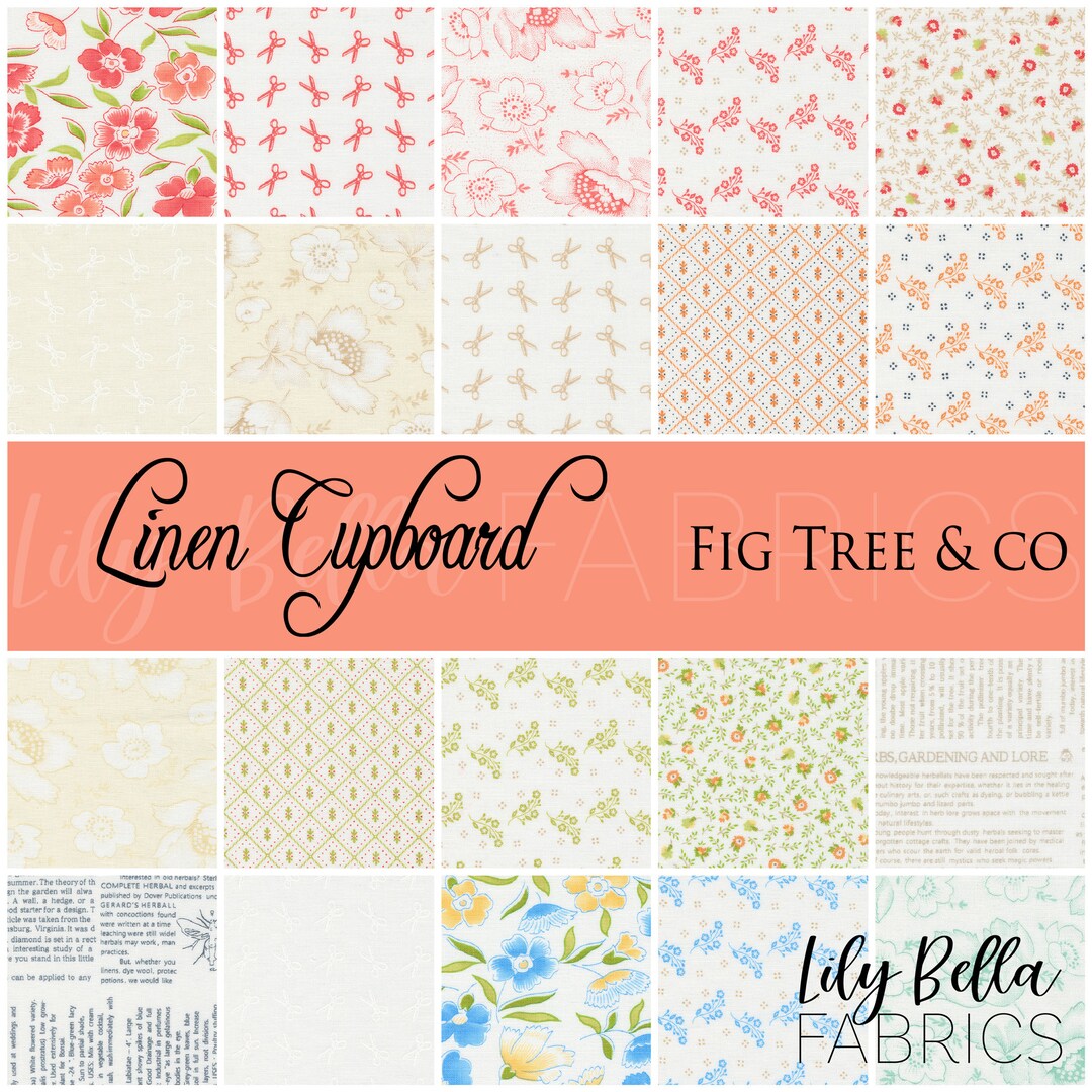Linen Cupboard Layer Cake (42 Pcs) by Fig Tree & Co. for Moda - Etsy