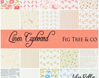 Linen Cupboard Layer Cake (42 pcs) by Fig Tree & Co. for Moda