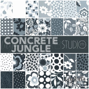 Concrete Jungle Fat Quarter Bundle (28 pcs) by Studio M for Moda