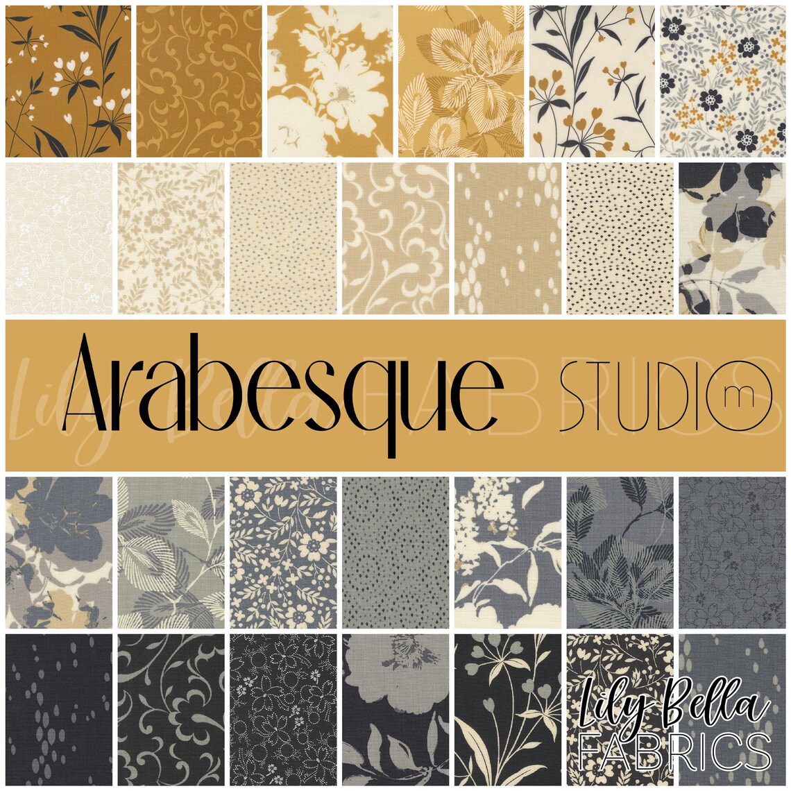 Arabesque Moda Arabesque Fat Quarter Bundle (27 Pcs) by Studio M for Moda - Etsy