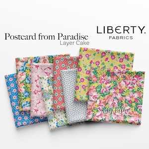 PRE-ORDER - Postcard from Paradise 10 Inch Stacker (42 pcs) by Liberty Fabrics for Riley Blake Designs - JUNE 2025 Release