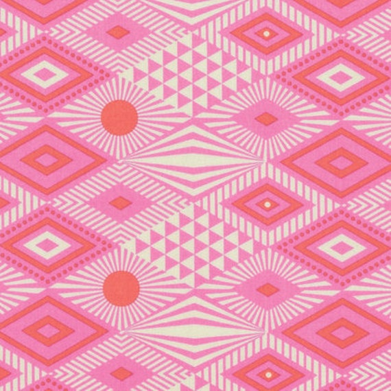 Quilting Fabric Lucy Marmalade Skies by Tula Pink Tabby Road