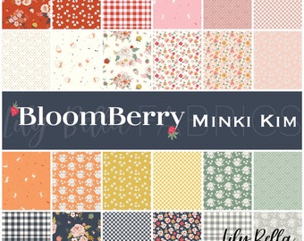 BloomBerry Fat Quarter Bundle (24 pcs) by Minki Kim for Riley Blake