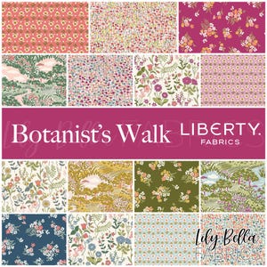 Botanist&#39;s Walk 10 Inch Stacker (42 pcs) by Liberty Fabrics for Riley Blake Designs