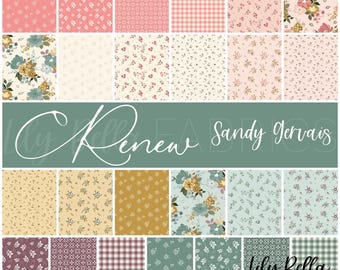 Renew Fat Quarter Bundle by Sandy Gervais for Riley Blake Designs 25 ...
