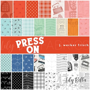 Press On 10 Inch Stacker (42 pcs) by J. Wecker Frisch for Riley Blake Designs