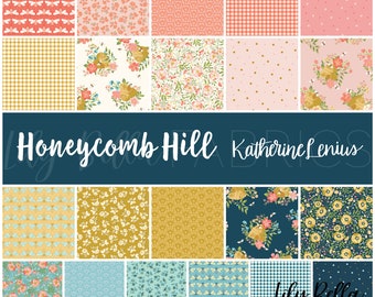 Honeycomb Hill Rolie Polie (40 pcs) by Katherine Lenius for Riley Blake