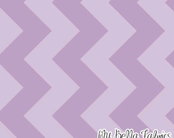 Large Chevron in Tone on Tone Lavender - 1/2 Yard -  Chevron Cottons by Riley Blake House Designer for Riley Blake