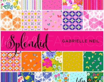 Splendid Fat Quarter Bundle (21 pcs) by Gabrielle Neil for Riley Blake