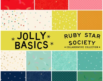 Jolly Basics Jelly Roll (40 pcs) by Ruby Star Society Collaboration for Ruby Star Society + Moda