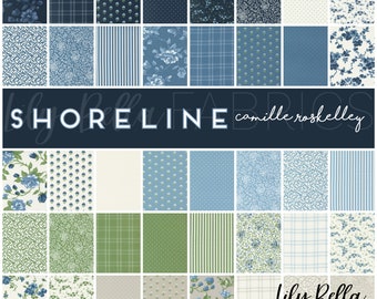 Shoreline Fat Quarter Bundle (40 pcs) by Camille Roskelley for Moda