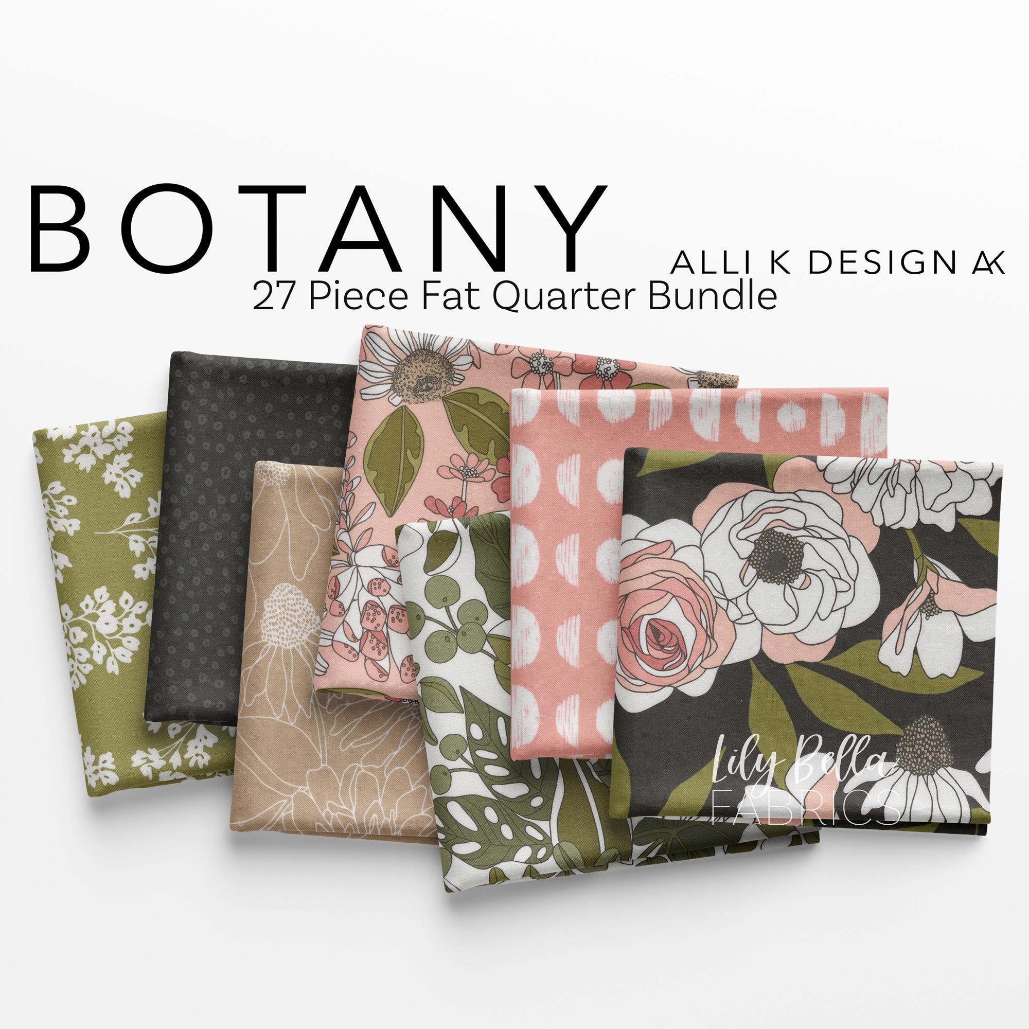 Botany Fat Quarter Bundle (27 pcs) by Alli K Design for Moda