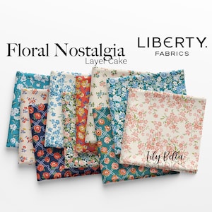 PRE-ORDER - Floral Nostalgia 10 Inch Stacker (42 pcs) by Liberty Fabrics for Riley Blake Designs - SEPTEMBER 2025 Release