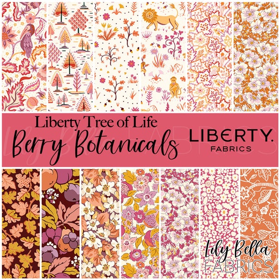 Liberty Tree of Life Floral Glade in Berry Botanicals Liberty Tree of Life Floral Glade in Berry Botanicals