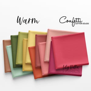 Warm Confetti Cottons Fat Quarter Bundle (24 pcs) by The RBD Designers for Riley Blake Designs