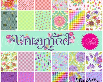 PREORDER DEPOSIT - Untamed Design Roll (40 pcs) by Tula Pink for FreeSpirit - OCTOBER 2024 Release