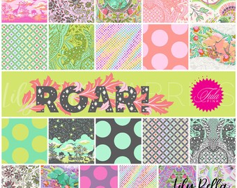 Roar! Fat Quarter Bundle (21 pcs) by Tula Pink for FreeSpirit