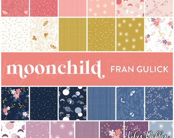 Moonchild Fat Quarter Bundle (25 pcs) by Fran Gulick for Riley Blake