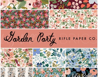 Garden Party - Jelly Roll / 2.5" Strips (40 pcs) by Rifle Paper Co. for Cotton and Steel