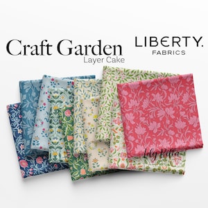 PRE-ORDER - Craft Garden 10 Inch Stacker (42 pcs) by Liberty Fabrics for Riley Blake Designs - AUGUST 2025 Release