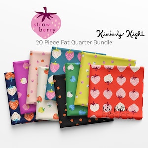 PRE-ORDER - Strawberry Fat Quarter Bundle (21 pcs) by Kimberly Kight for Ruby Star Society - SEPTEMBER 2025 Release