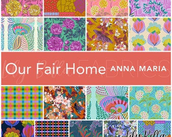 Our Fair Home Fat Quarter Bundle (17 pcs) by Anna Maria Horner for FreeSpirit