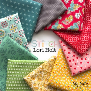 Stitch Fat Eighth Bundle (10 pcs) by Lori Holt for Riley Blake Designs