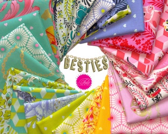 Besties Fat Eighth Bundle (22 pcs) by Tula Pink for FreeSpirit