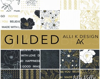 Gilded Layer Cake (42 pcs) by Alli K Design for Moda