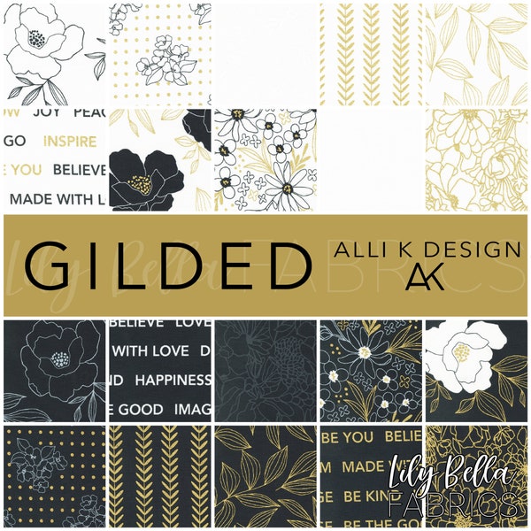 Gilded Layer Cake (42 pcs) by Alli K Design for Moda