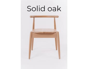 Moderne Esszimmerstühle aus Holz - Handgefertigte Eiche, skandinavischer Stil für Wohnzimmer & Küche