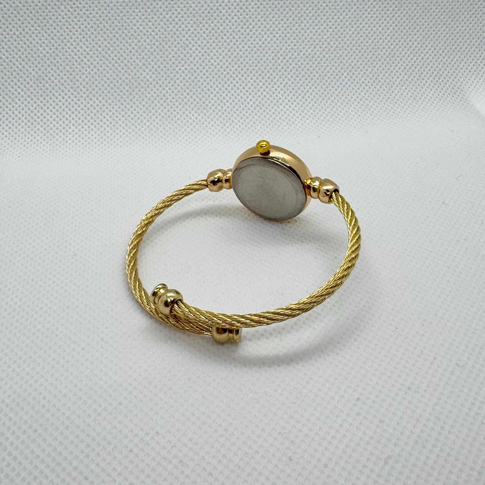 Sku0522 Retro Gold Women Minimalist Bangle Watch Stainless steel + gift bag Minimalist Bangle Watch for Women – 2 Colors Gold or Silver  main image 3