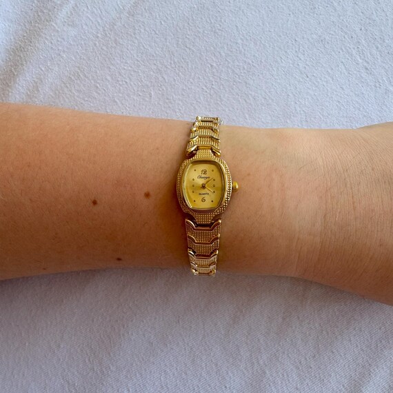 Textured Gold Quartz Women’s Watch s-l400.jpg main image 2