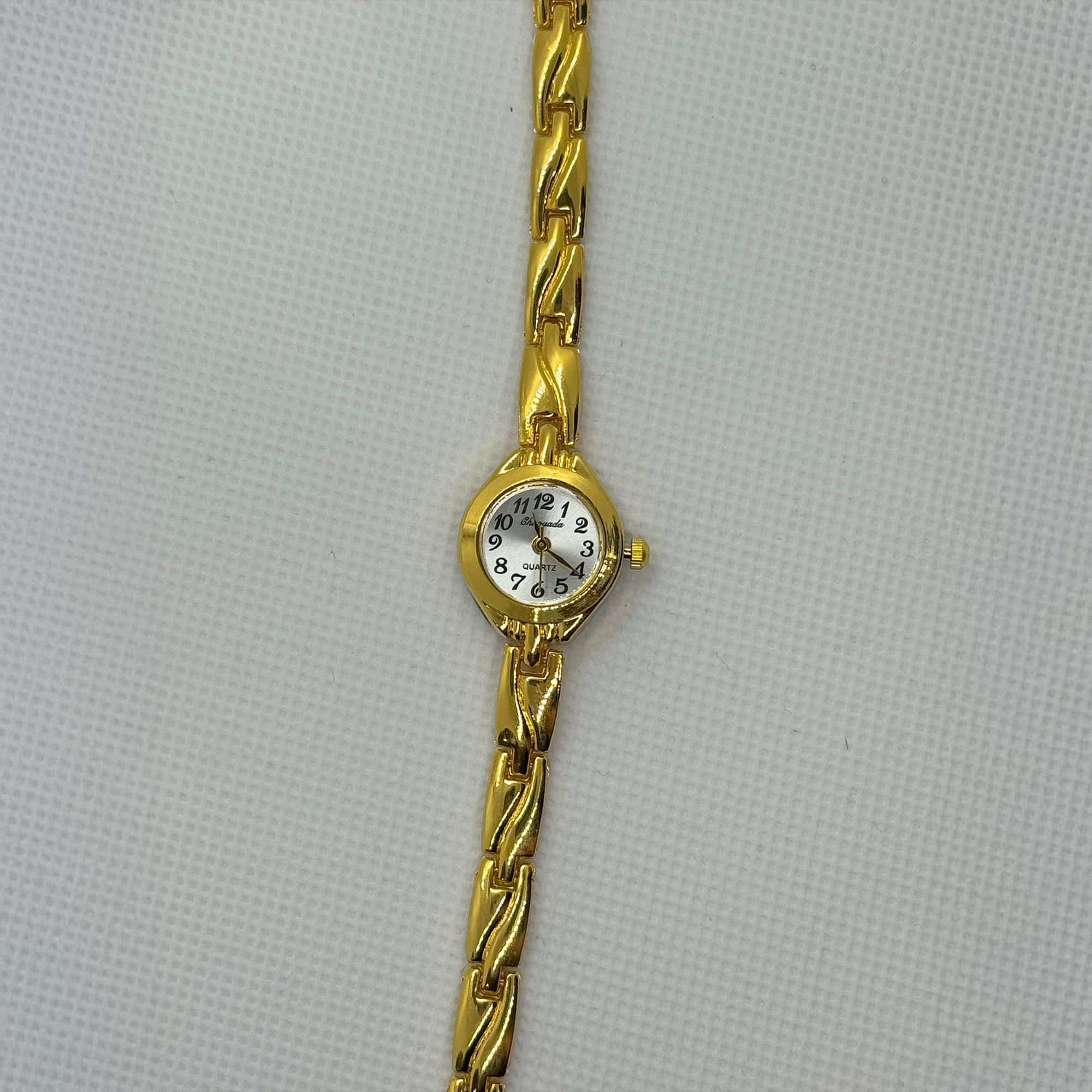 Graduated Link Classic Elegant Gold Women\'s Bracelet Watch Frederique Constant Ladies main image 2
