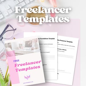 Freelance Business Templates| PDF Template | Freelance Planning Workbook | Small Business Setup Guide | Digital Download