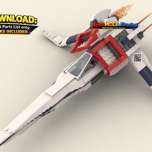 Galaxy Rangers Interceptor – MOC de fã feito de tijolos | Instruções de montagem e lista de peças