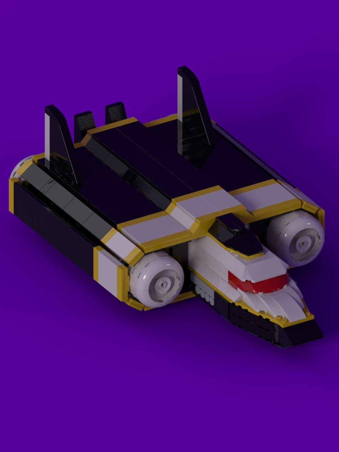 Ramrod Spaceship LEGO MOC Instructions – Saber Rider Inspired