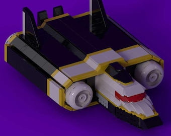 Ramrod Spaceship LEGO MOC Instructions – Saber Rider Inspired Sci-Fi Build (PDF + Parts List)