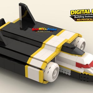 Constrói a tua própria nave espacial Ramrod! Saber Rider MOC com instruções e lista de peças