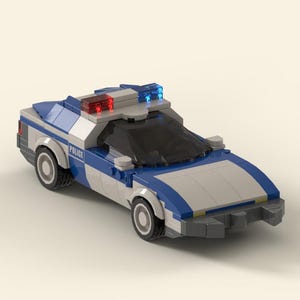 Inspector Gadget – Police Car 80s Edition | Fan-Made LEGO® MOC | Digital PDF Building Instructions & Parts List