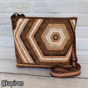 Charmant sac patchwork fait main - Sac bandoulière patchwork fait main - Petit sac bandoulière matelassé - Sac en coton unique - Cadeau pour elle