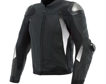 Men Motorcycle Leather Jacket, Genuine Cowhide Motorbike Racing Leather Jacket, CE Approved Biker Gear, Customized Handmade Riding Jacket