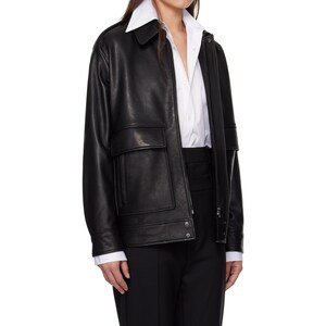 Upgrade your wardrobe with our oversized women's leather jacket, crafted from soft, premium leather for ultimate comfort and durability. With a relaxed fit and stylish design, this jacket is perfect for creating both casual and chic looks. Ideal for layering during fall and winter, it adds an edgy yet sophisticated touch to any outfit. Versatile, timeless, and perfect for any occasion. A must-have piece for fashion lovers or as a gift for someone special.