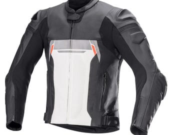 Men's Premium Cowhide Leather Racing Jacket, Leather Motorbike Jacket, Leather Motorcycle Jacket, CE Approved Armored Biker Leather Jacket