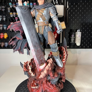 Dark Fantasy Berserker – 3D gedruckte Figur – Resin Model Kit – bemalt/unbemalt