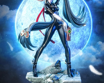 Witch Gunblade Fighter – 3D-utskriven figur – Resinmodellbyggsats – Målad/Omålad