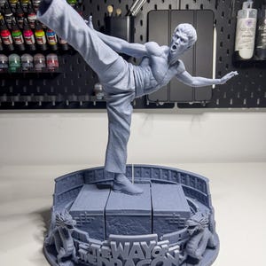 Martial Arts Legende - 3D gedruckte Figur - Resin Model Kit - bemalt/unbemalt